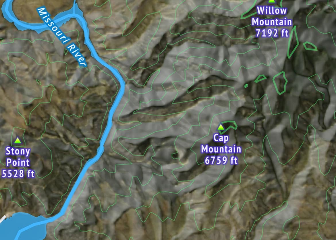 MaptureNav enhanced satellite layer