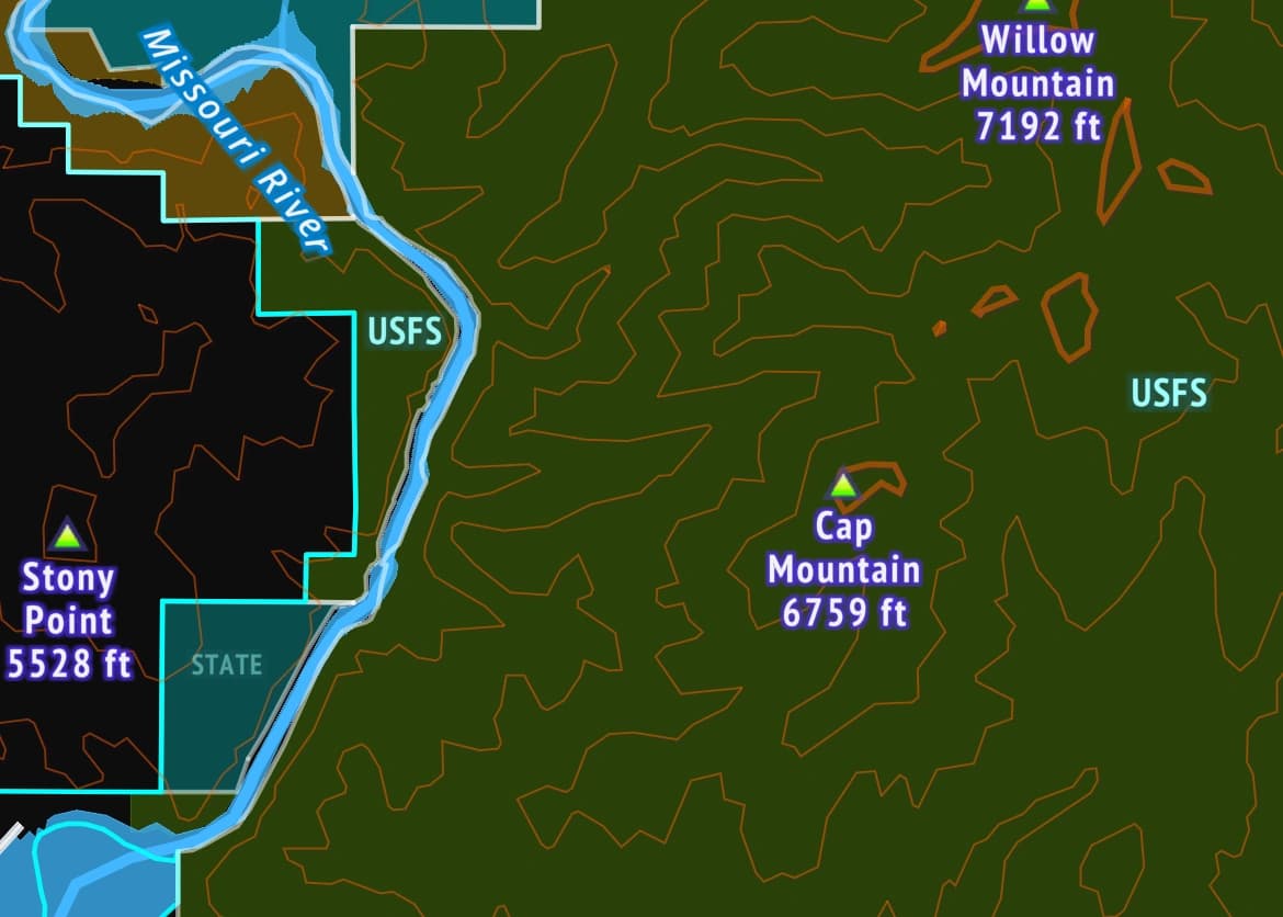 MaptureNav land ownership layer