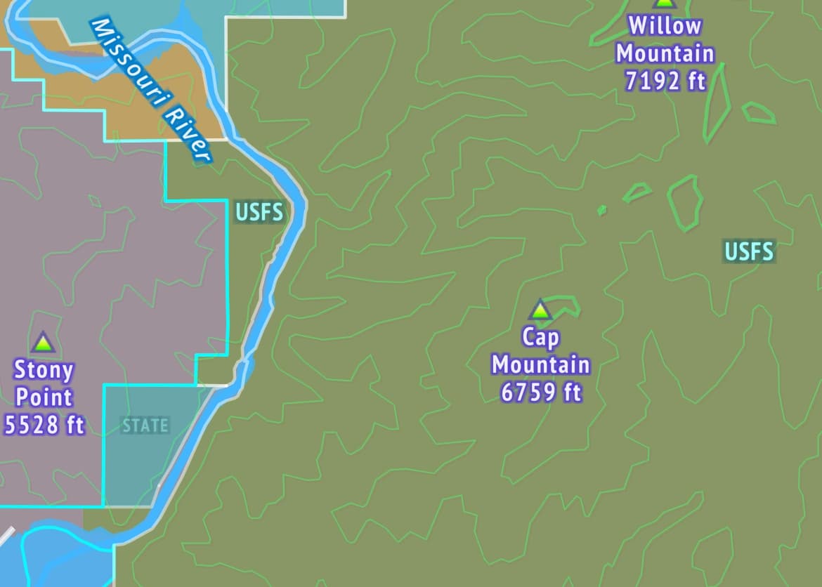 MaptureNav land ownership layer