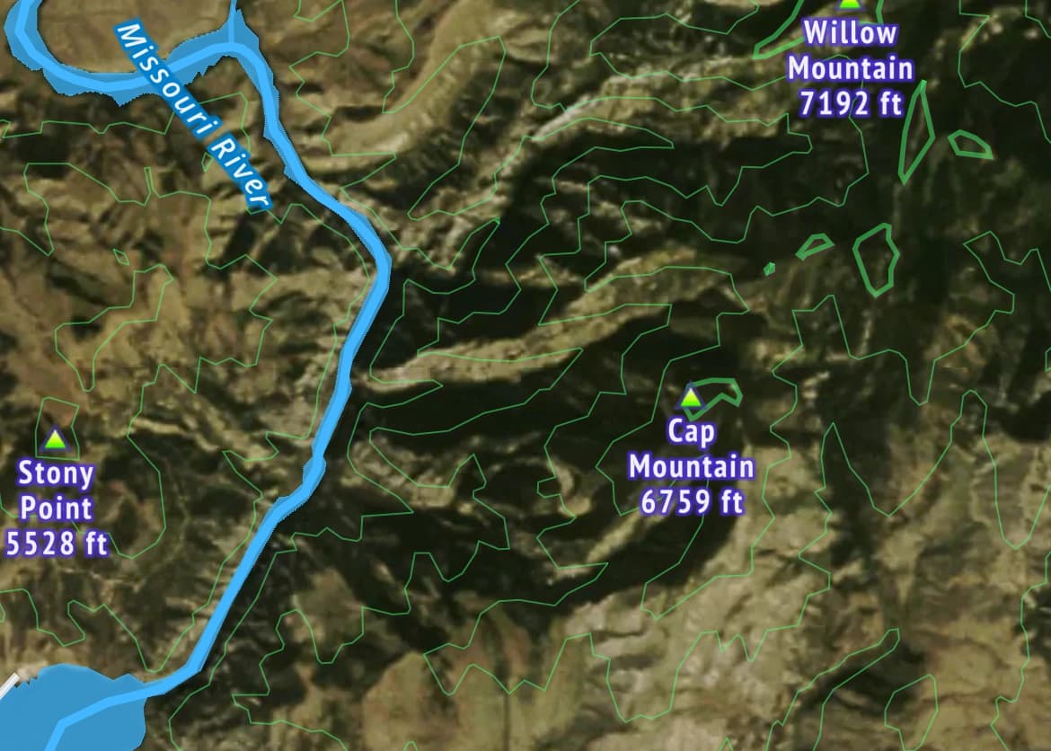 MaptureNav satellite layer