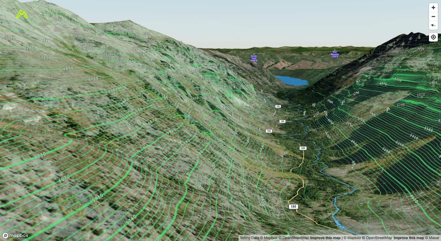 mapturenav web app 3D maps view